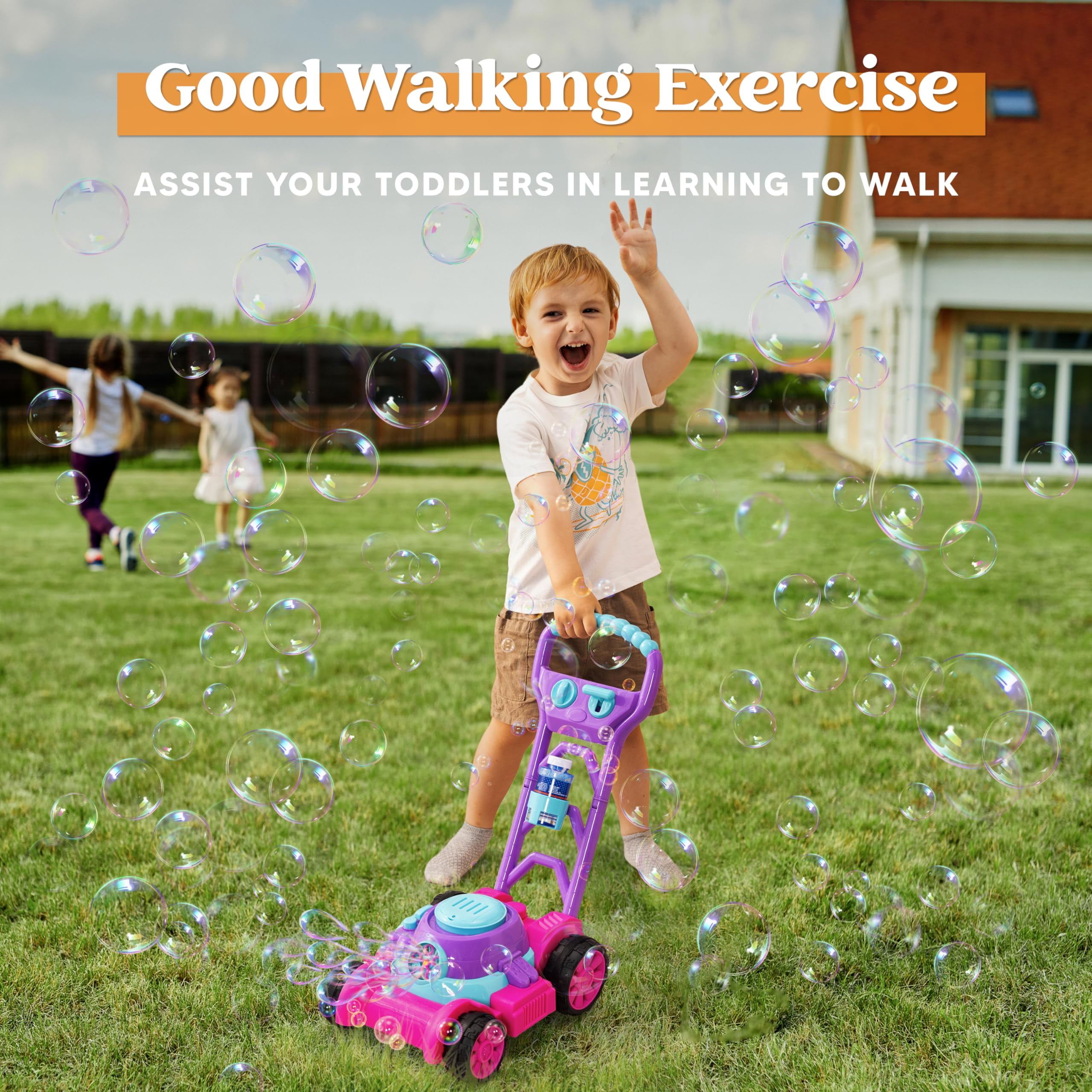 JOYFY Bubble Lawn Mower Bubble – обзор и цена Kids Outdoor Lawn Mower