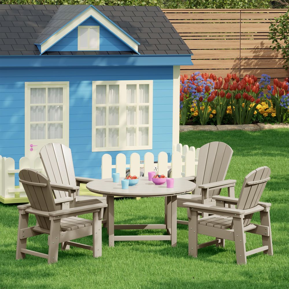 Kids Adirondack Chair Set of 4 – обзор и цена Kids Outdoor Adirondack Chair