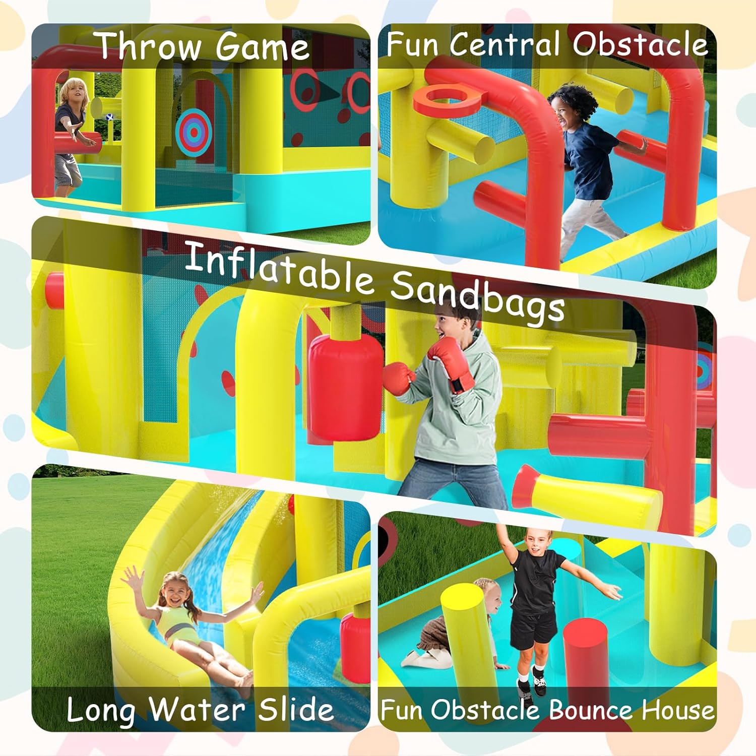 Kids Inflatable Water Slide Bo – обзор и цена Kids Outdoor Water Slide