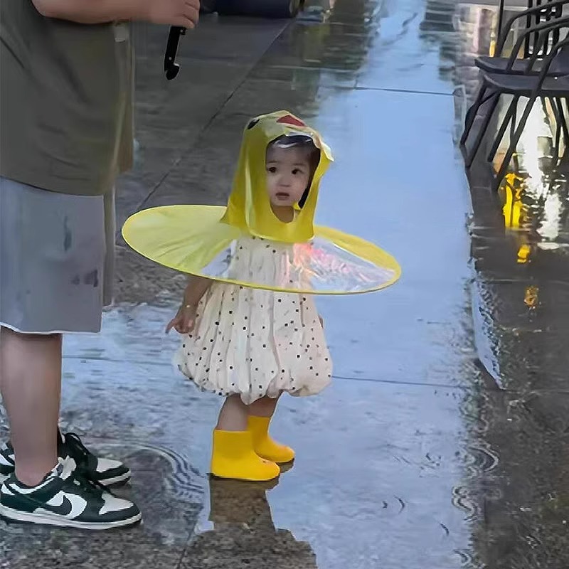 Kids UFO Raincoat Duck Hooded  – обзор и цена Kids Outdoor Umbrella