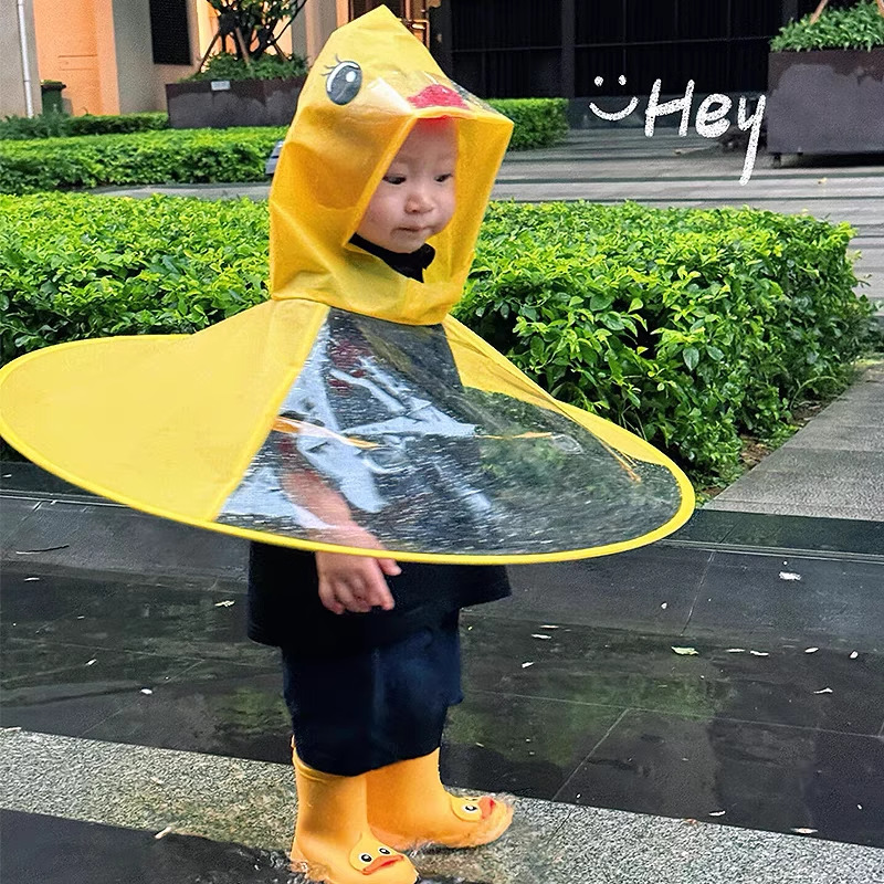 Kids UFO Raincoat Duck Hooded  – обзор и цена Kids Outdoor Umbrella