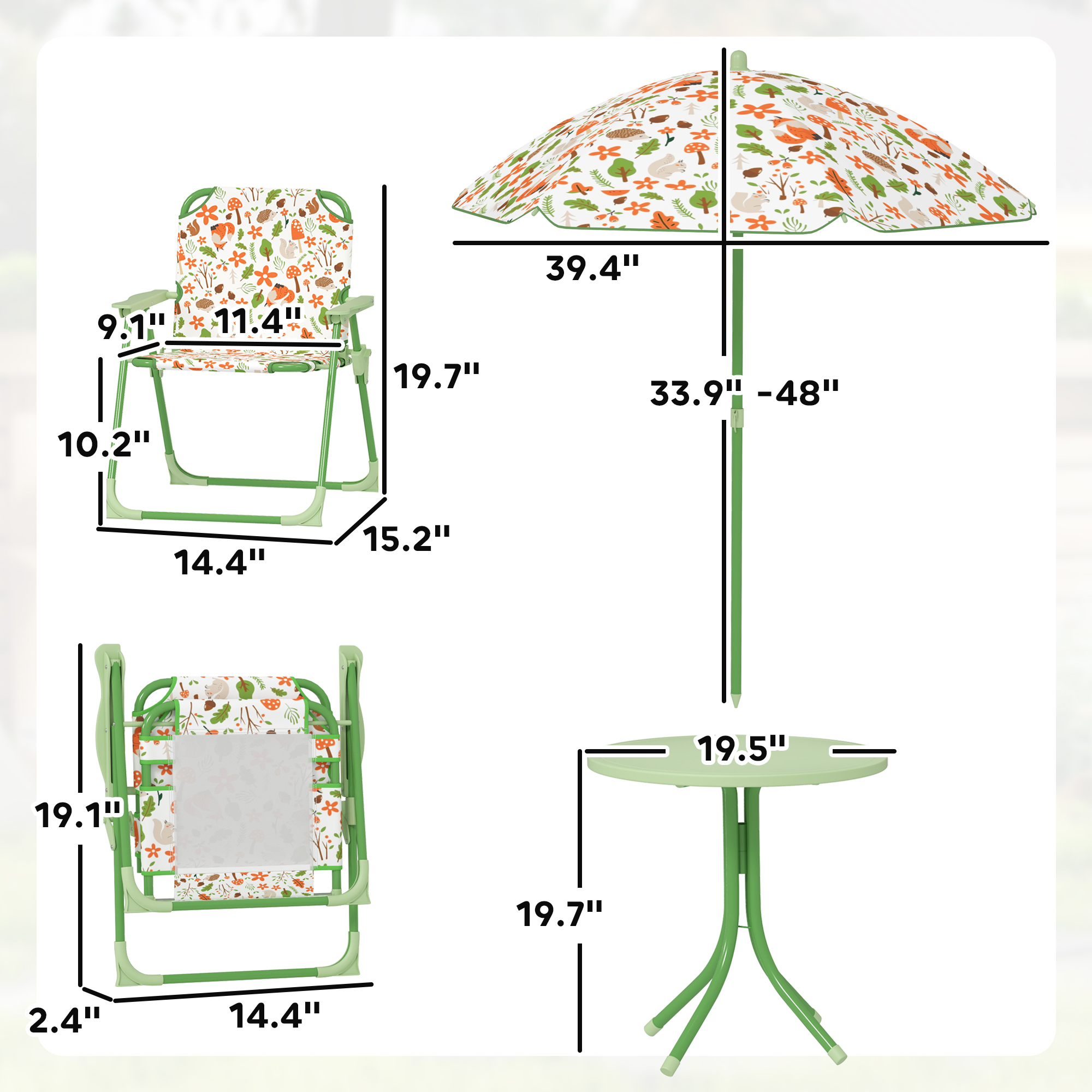 Kids Picnic Table and Chair Se – обзор и цена Kids Outdoor Table And Chairs With Umbrella