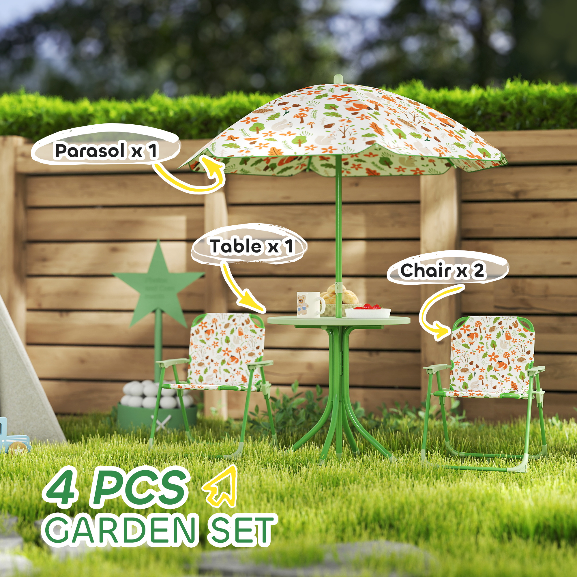 Kids Picnic Table and Chair Se – обзор и цена Kids Outdoor Table And Chairs With Umbrella