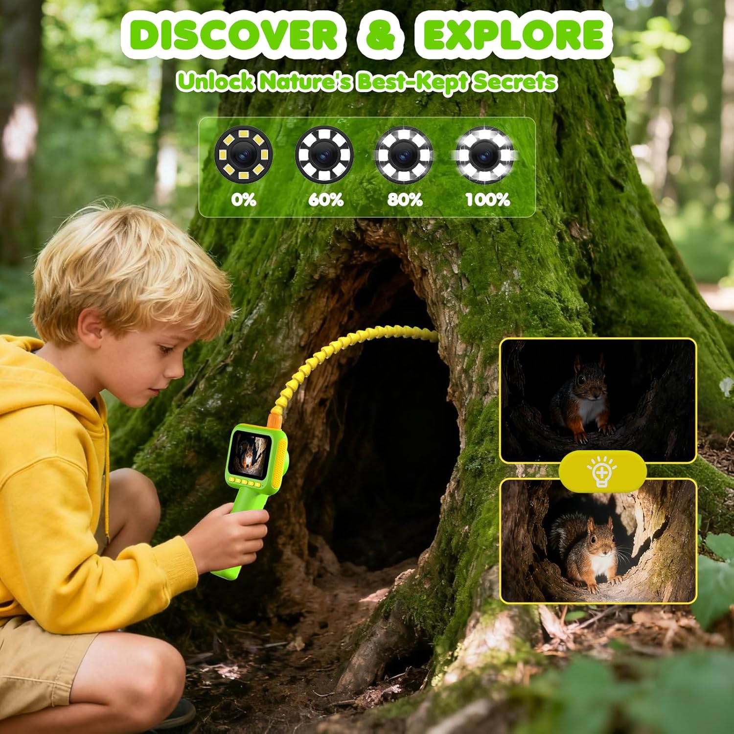 Endoscope for Kids, Borescope  – обзор и цена Kids Outdoor Lights