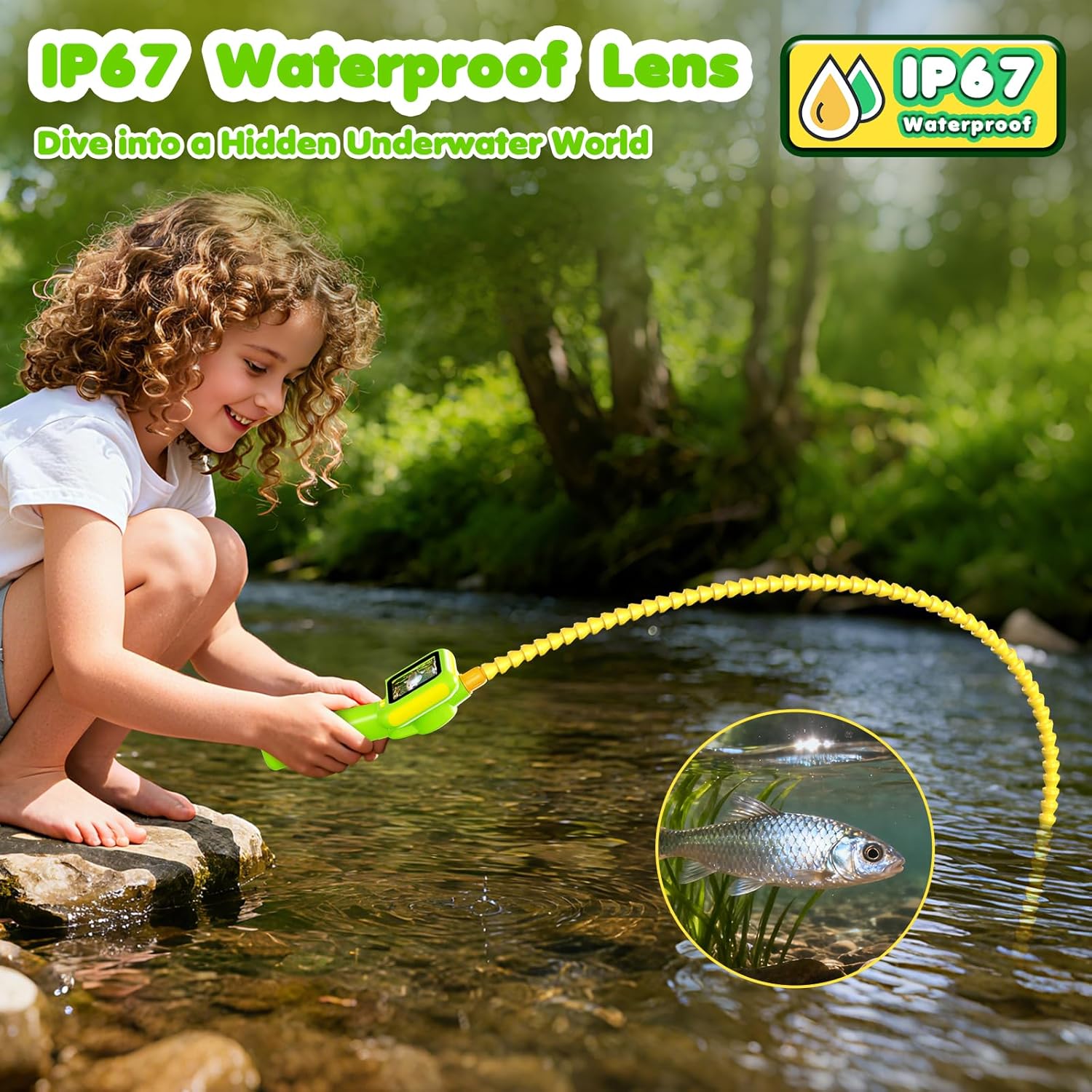 Endoscope for Kids, Borescope  – обзор и цена Kids Outdoor Lights