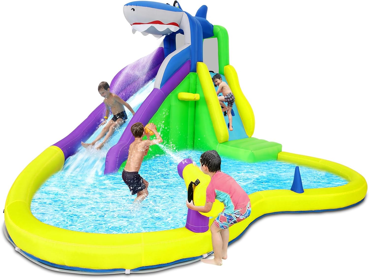 13x14FT Inflatable Bounce Hous – обзор и цена Kids Outdoor Water Slide
