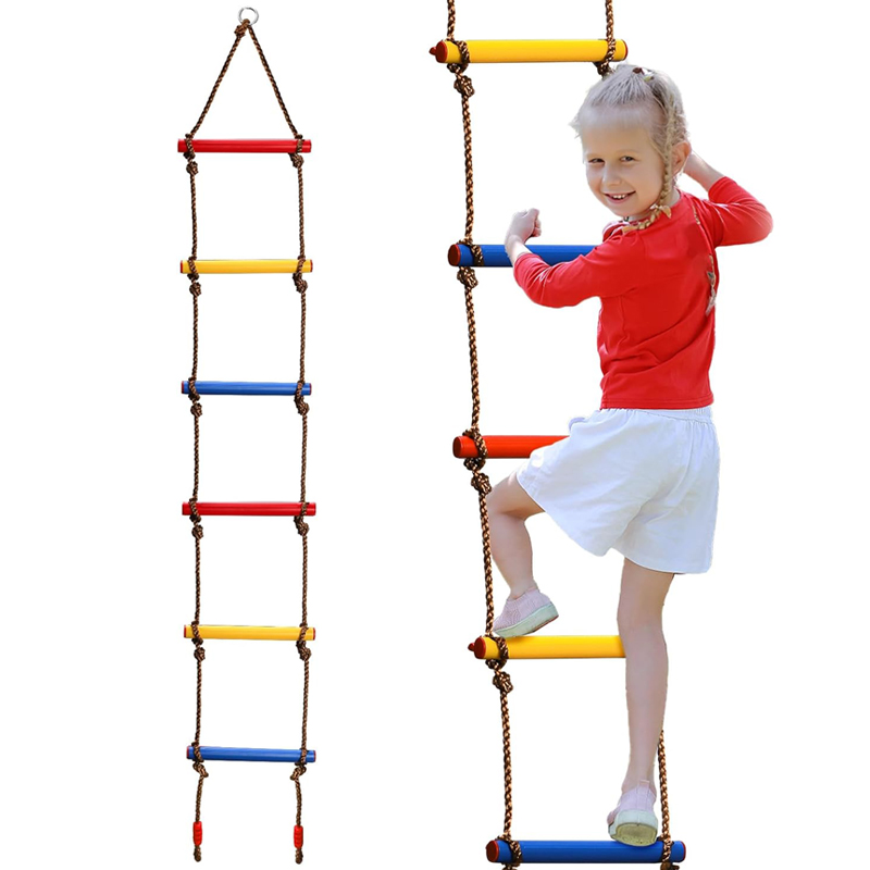 Tree Climbing Rope Ladder For  – обзор и цена Kids Outdoor Jungle Gym