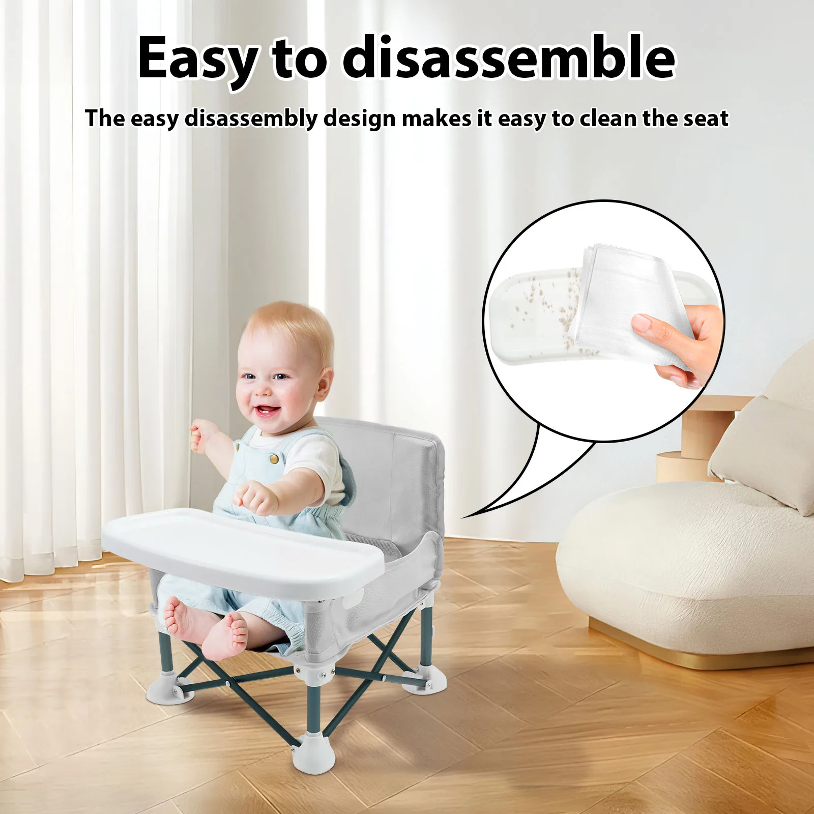 Toddler Booster Seat with Chil – обзор и цена Kids Outdoor Foldable Chair