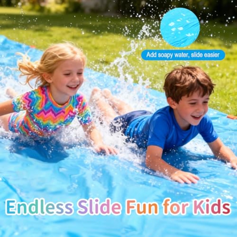 Outdoor backyard summer party  – обзор и цена Kids Outdoor Water Slide