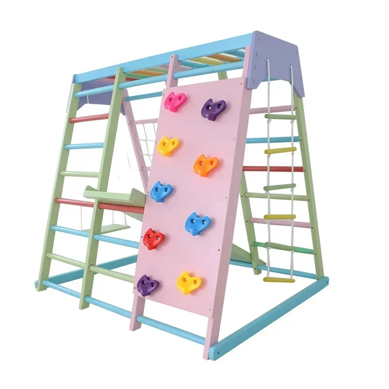Kids Wooden Climbing Frame Ind – обзор и цена Kids Outdoor Jungle Gym