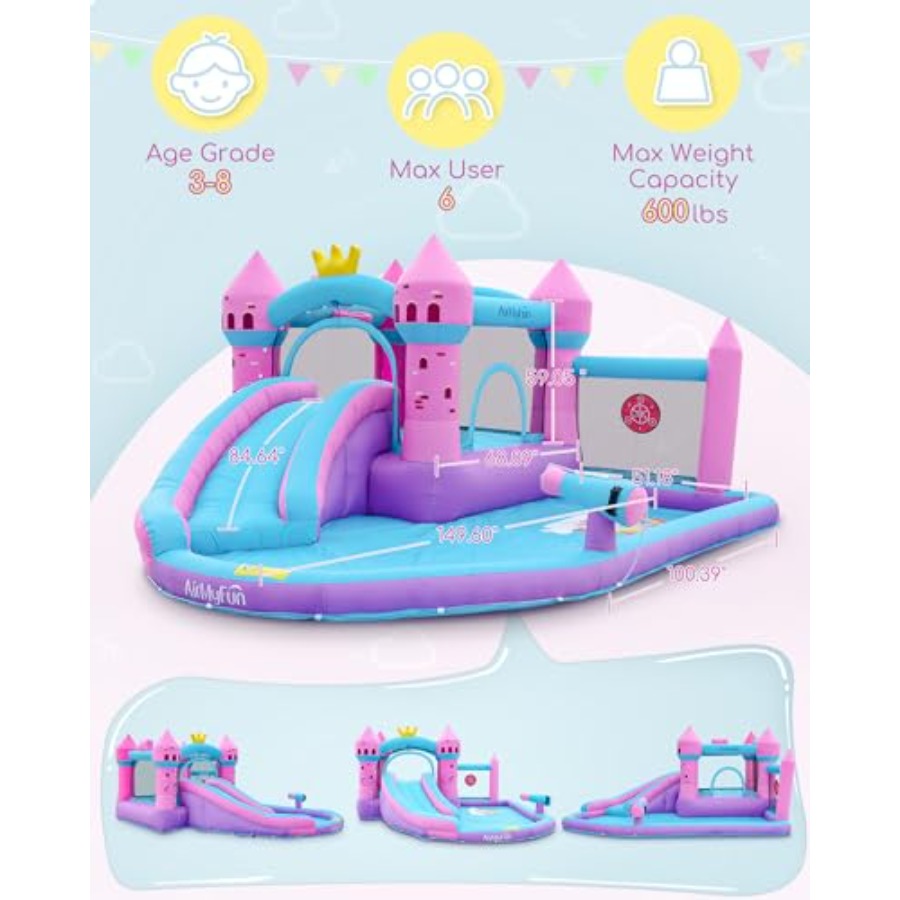 Backyard inflatable waterslide – обзор и цена Kids Outdoor Water Slide