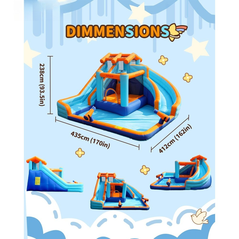 Large Water Slide Bounce House – обзор и цена Kids Outdoor Water Slide