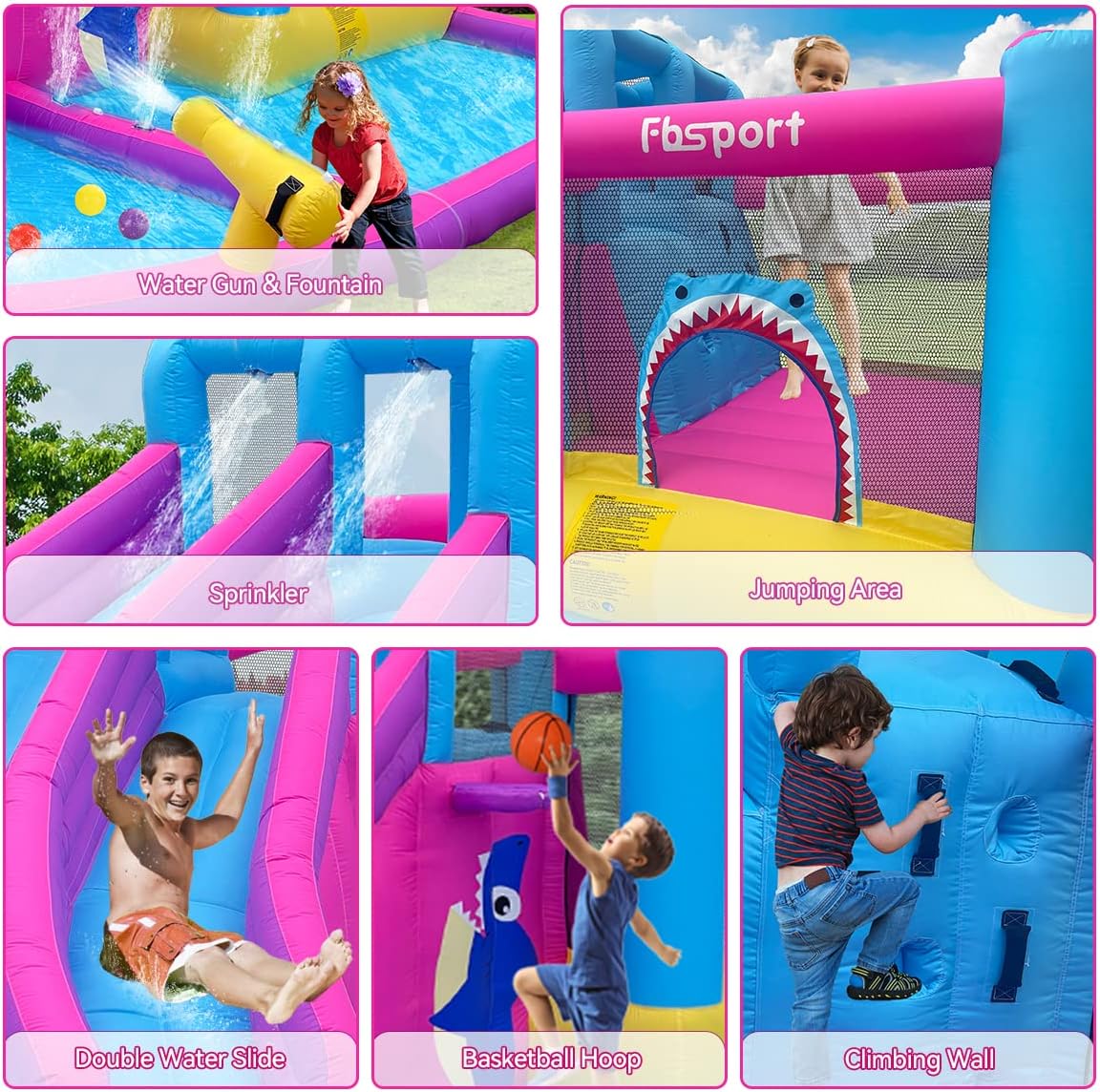 Twin Water Slides Inflatable B – обзор и цена Kids Outdoor Water Slide