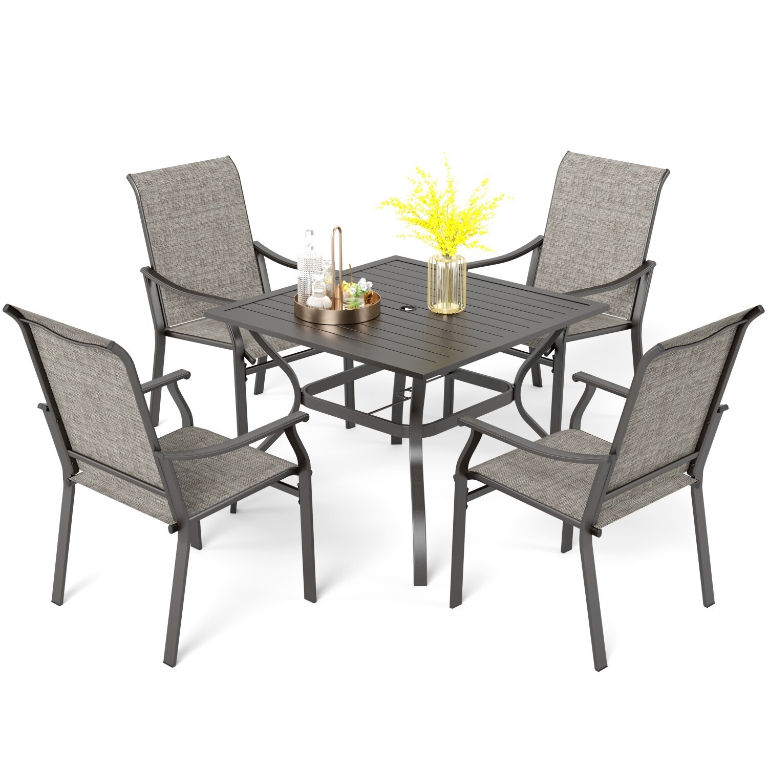5 Piece Outdoor Dining Sets Pa – обзор и цена Kids Outdoor Table With Umbrella